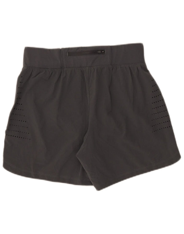 Under Armour Damen Sportshorts UK 14 Mittelgraues Polyester