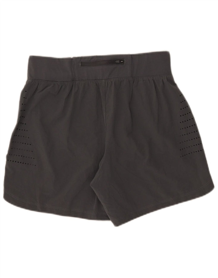 Under Armour Damen Sportshorts UK 14 Mittelgraues Polyester