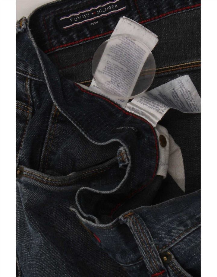 Tommy Hilfiger Herren Slim Jeans W31 L30 Blaue Baumwolle