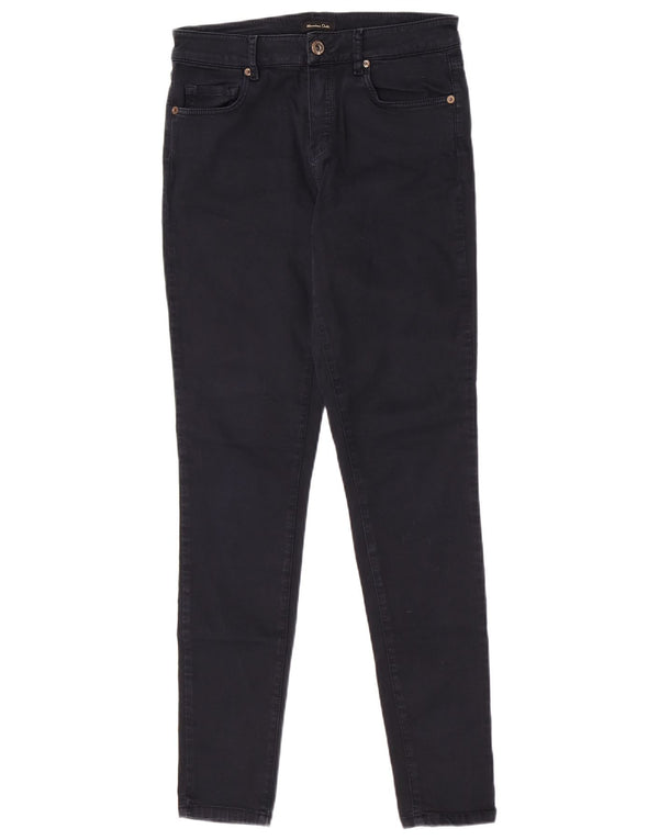 Massimo Dutti Damen Skinny Jeans EU 38 Small W28 L29 Marineblau Baumwolle