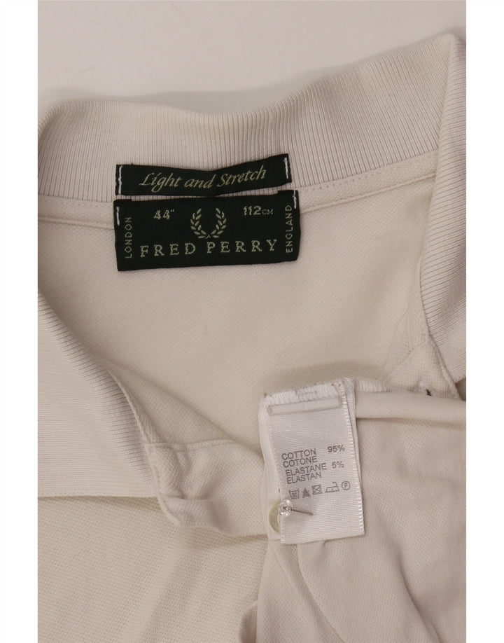 FRED PERRY Herren-Poloshirt aus mittelweißer Baumwolle