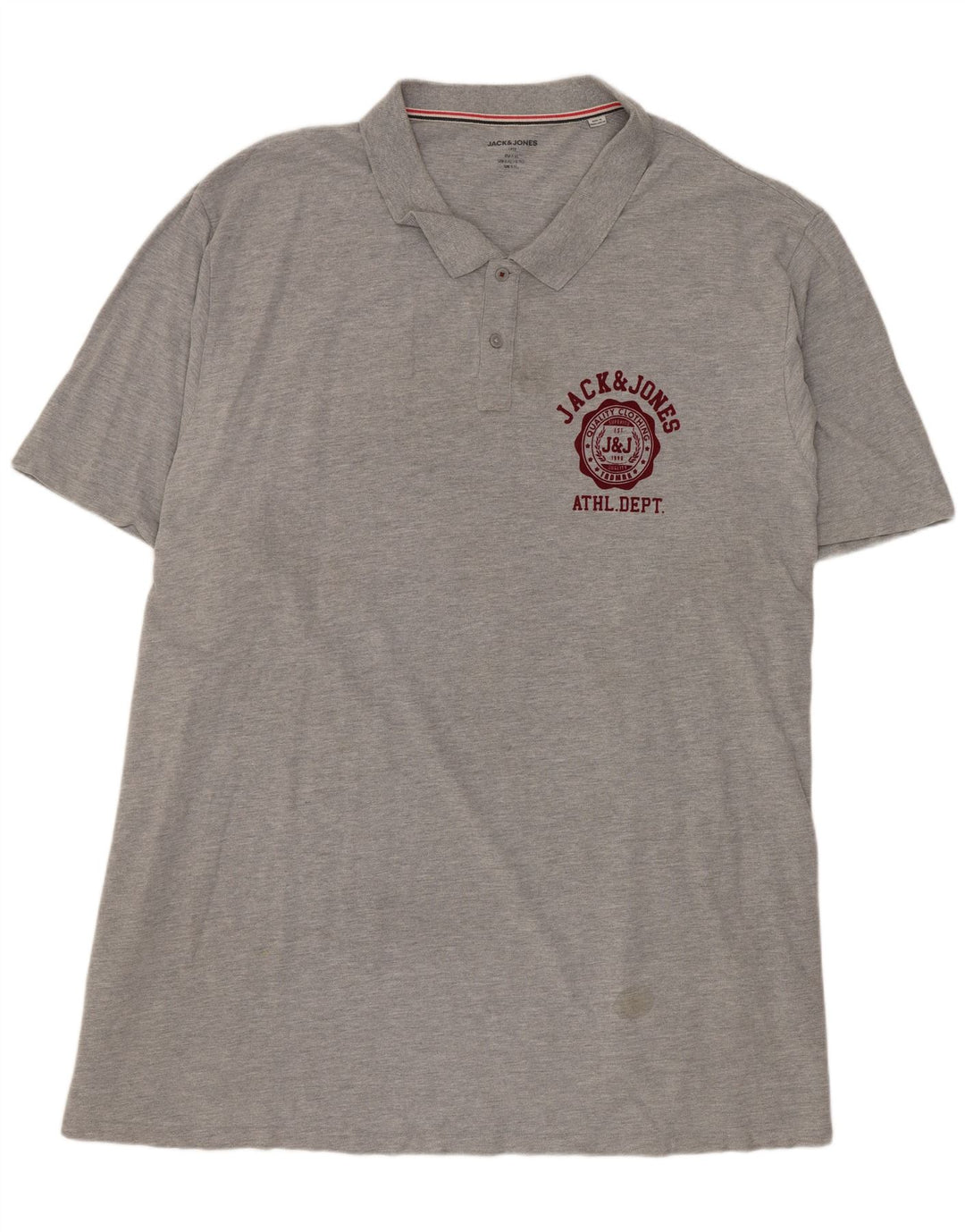 Jack & Jones Herren Poloshirt 6XL Grau Baumwolle