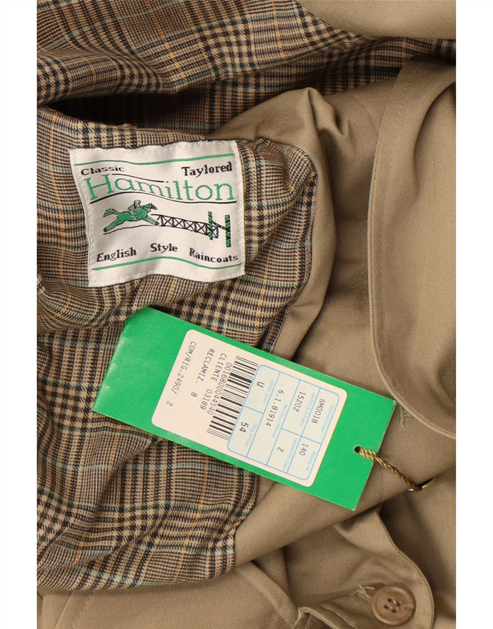 Hamilton Herren Regenmantel IT 54 2XL Beige Classic
