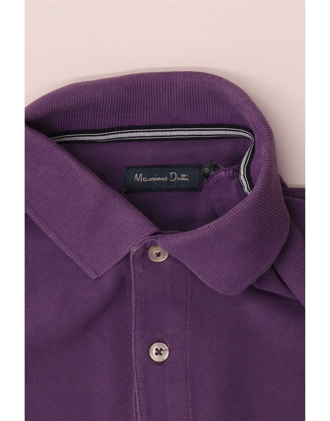 Massimo Dutti Herren Poloshirt Medium Lila