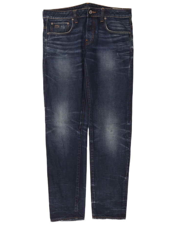 G-Star Herren Slim Jeans W32 L32 Marineblau Baumwolle