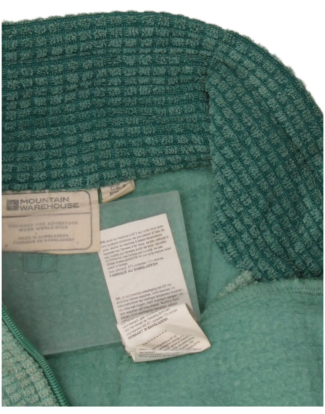 MOUNTAIN WAREHOUSE Damen-Fleecepullover mit Reißverschluss am Hals, Gr. 8, Grün