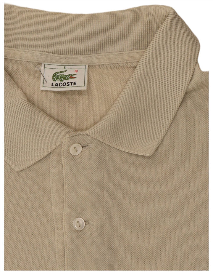 Lacoste Herren Poloshirt Größe 6 XL Beige