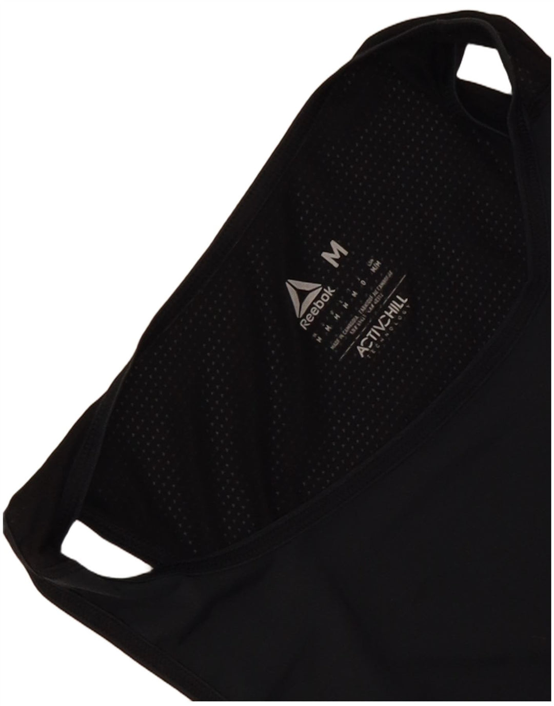 Reebok Herren Weste Top Medium Schwarz Colourblock