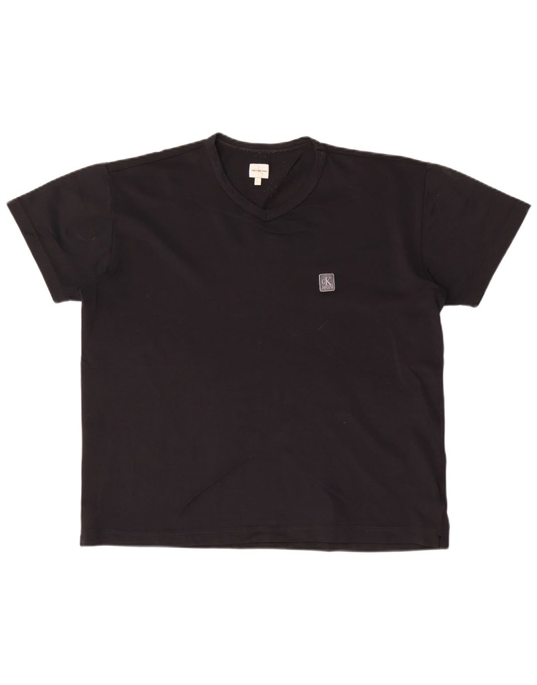 Calvin Klein Jeans Herren T-Shirt Top XL Schwarz Polyamid