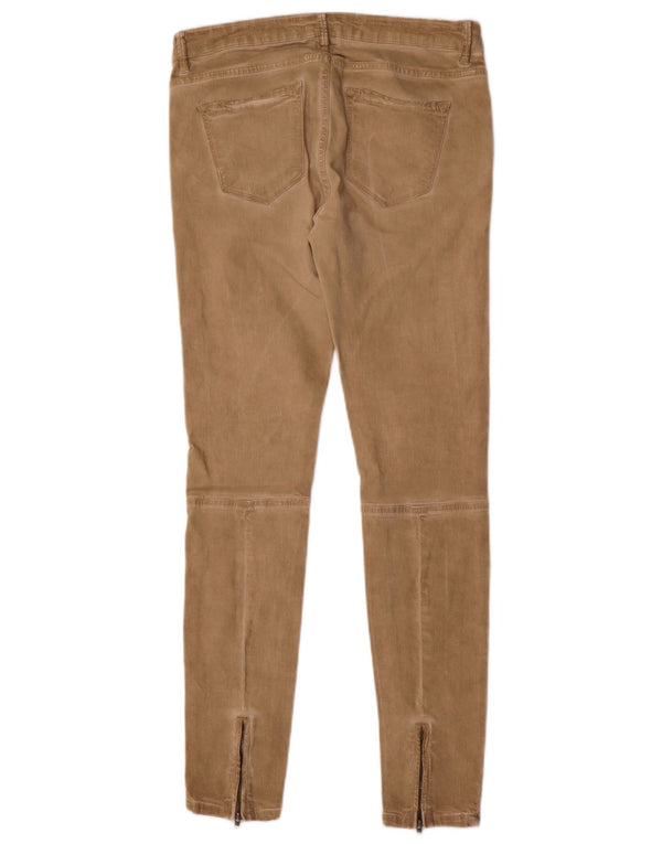 Zara Damen Skinny Jeans EU 38 Small W28 L29 Beige Baumwolle