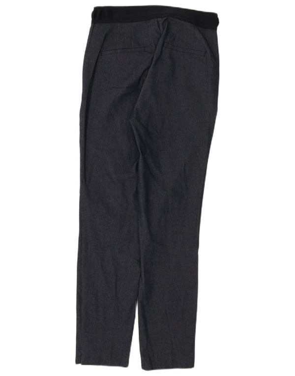 Zara Damen Slim Anzughose XS W24 L27 Marineblau