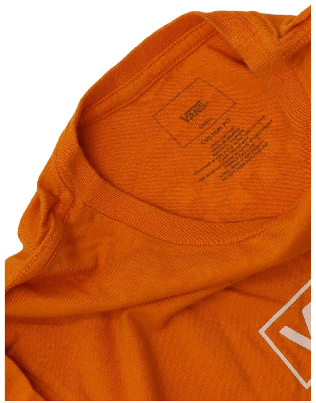 Vans Herren-T-Shirt mit individueller Passform, Grafik, Größe S, Orange, Baumwolle