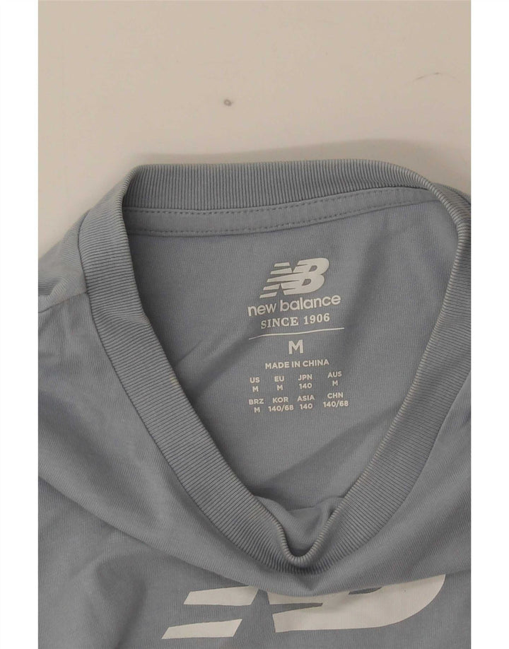 New Balance Jungen T-Shirt mit Grafik, 9–10 Jahre, Mittelblau