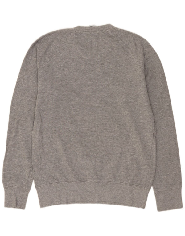 DIADORA Herren-Sweatshirt mit Grafik, mittelgraue Baumwolle