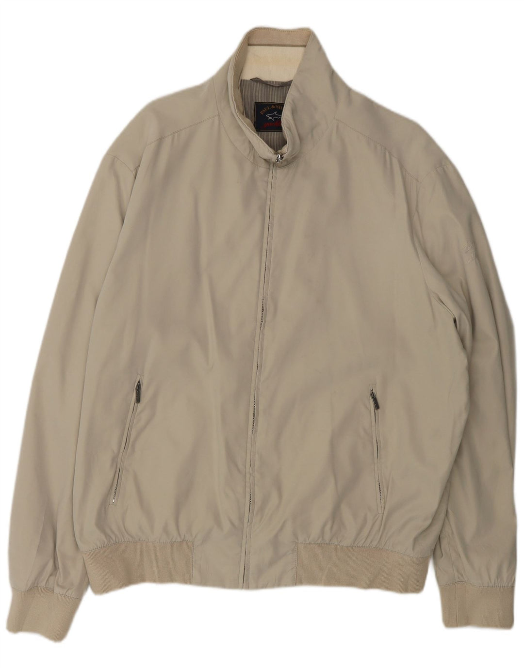 Paul & Shark Herren Bomberjacke UK 42 XL Grau Polyester