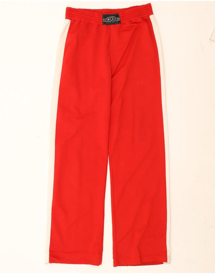 Zara Herren-Trainingshose, groß, rotes Farbblock-Polyester