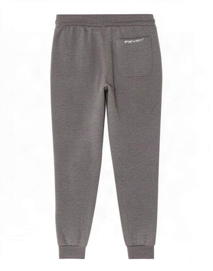 Eleven Degrees Herren-Trainingsanzug-Hose mit Grafik, Mittelgrau