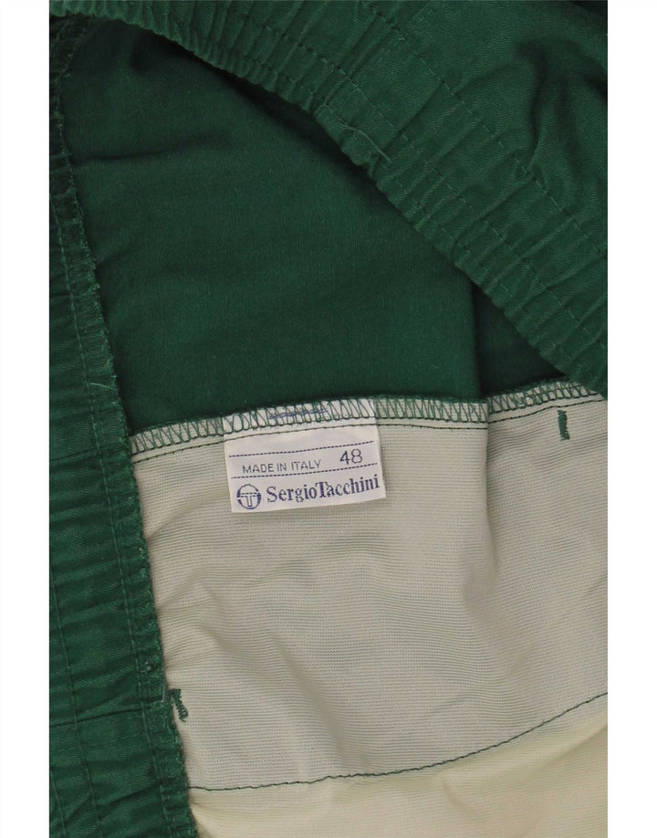 Sergio Tacchini Herren Sportshorts IT 48 Mittelgrünes Polyester