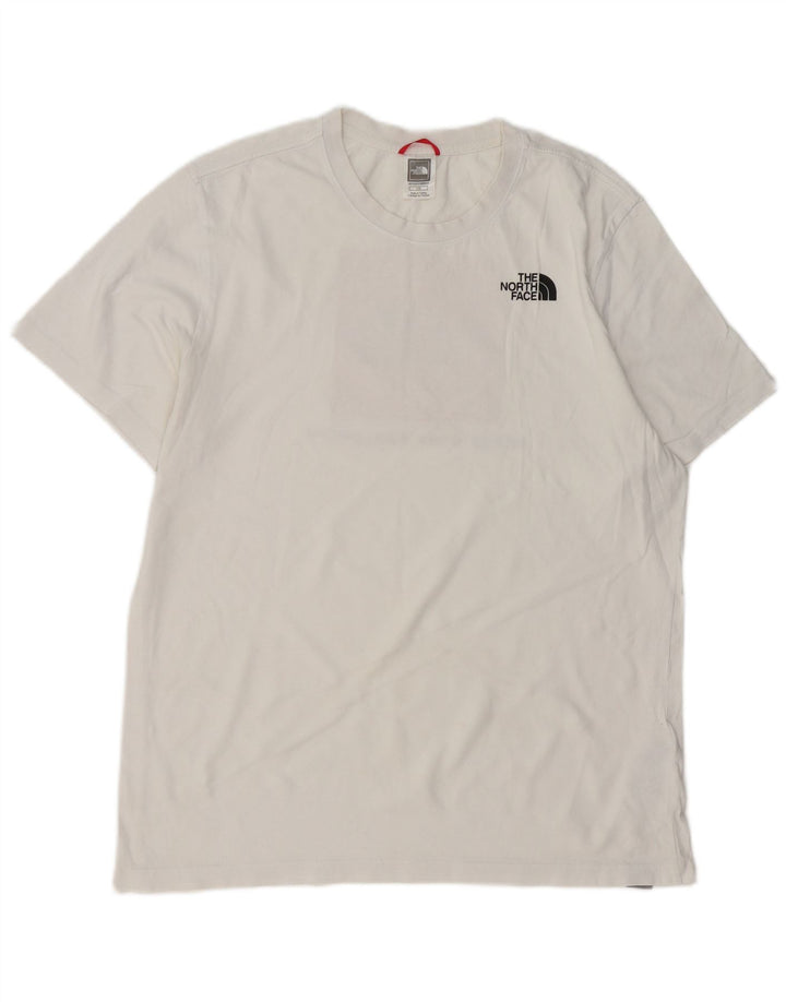 THE NORTH FACE Herren-T-Shirt mit Grafik, Größe L, aus weißer Baumwolle