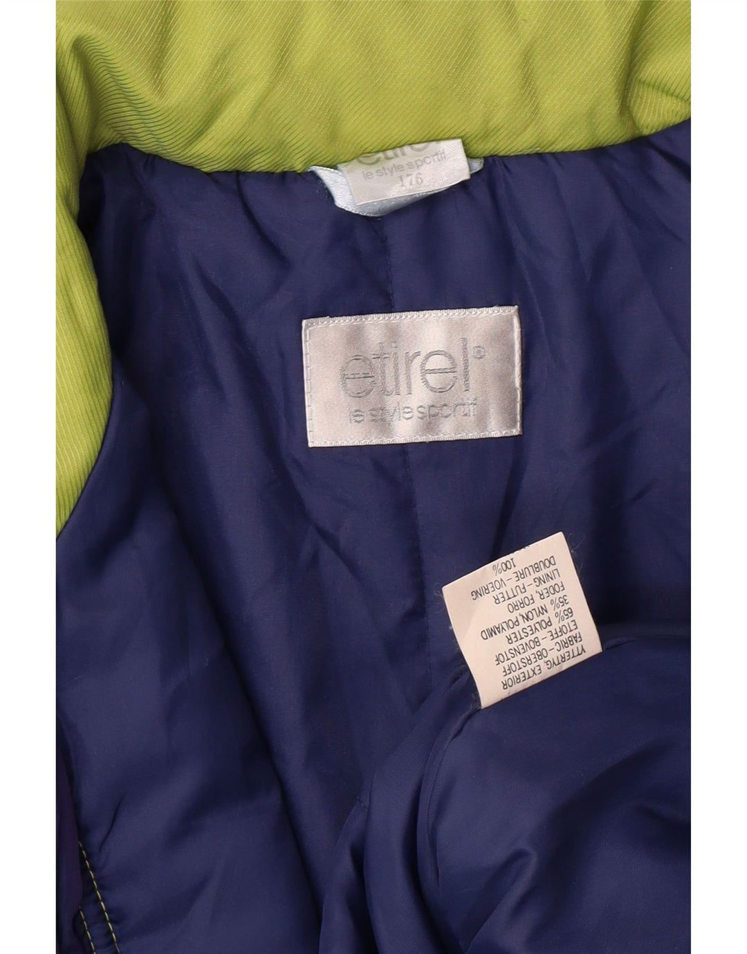 ETIREL Herren-Skioverall mit Kapuze, Größe M, W32, L30, Marineblau, Polyester
