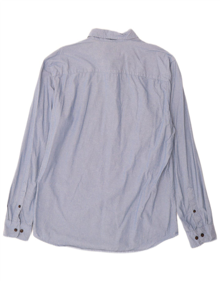 Jack & Jones Herrenhemd, groß, aus blauer Baumwolle