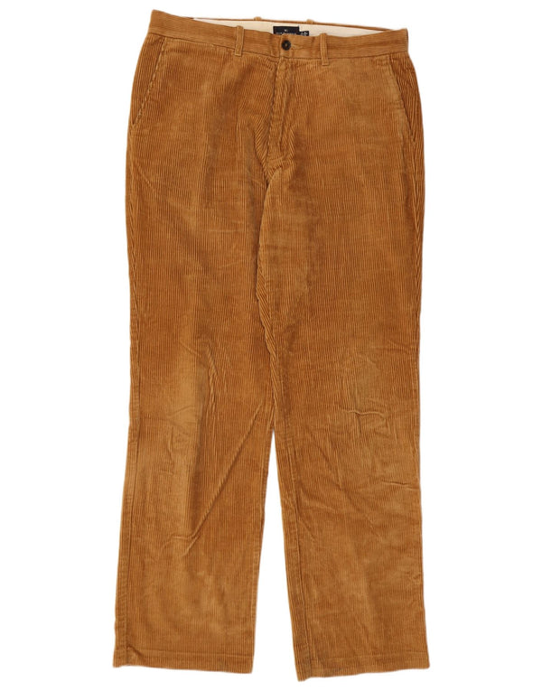 Marks & Spencer Herren Blue Harbour Gerade Cordhose W36 L33 Beige