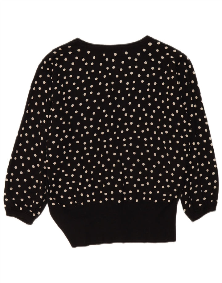 Marks & Spencer Damen-Cardigan, Gr. 14, mittelschwarz gefleckt