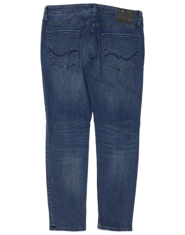 Jack & Jones Herren Slim Jeans W36 L32 Blaue Baumwolle