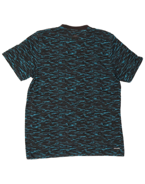 Adidas Herren Climalite Graphic T-Shirt Top Small Marineblau meliert
