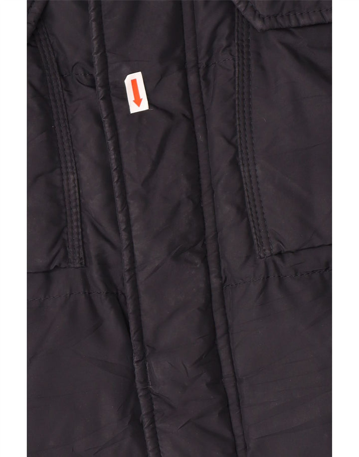 FAY Herren-Jacke mit Kapuze, gepolstert, UK 40, Größe L, Marineblau, Polyester