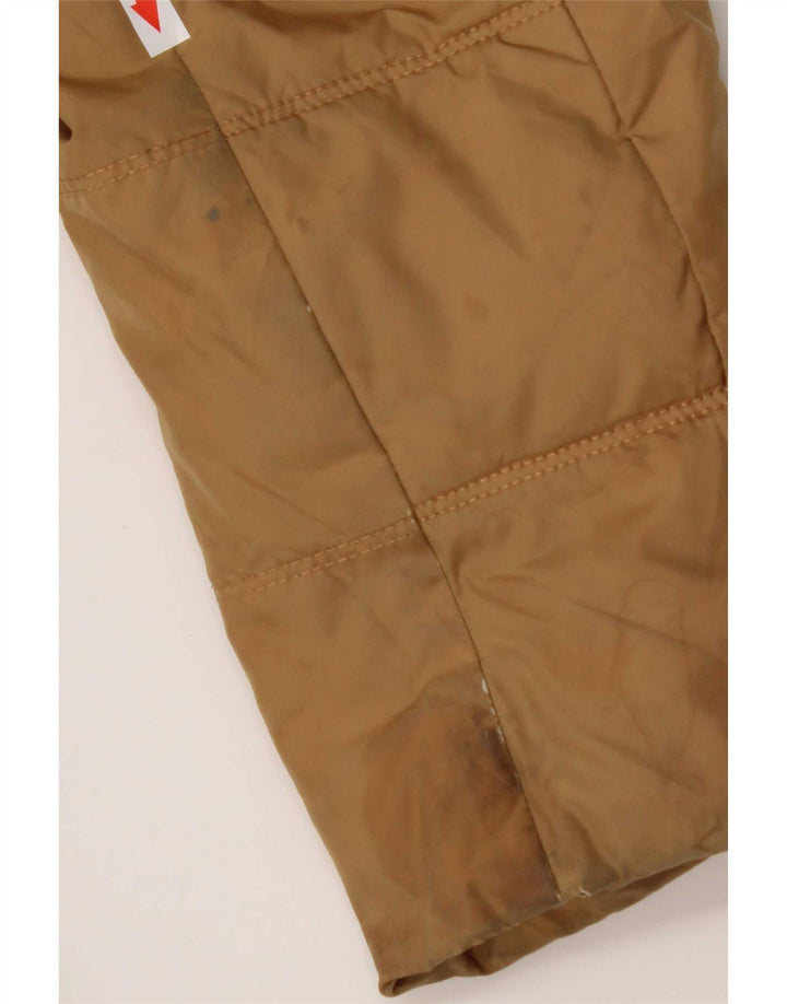 Tommy Hilfiger Wattierter Damenmantel mit Kapuze, UK 10, Größe S, braun, Polyester
