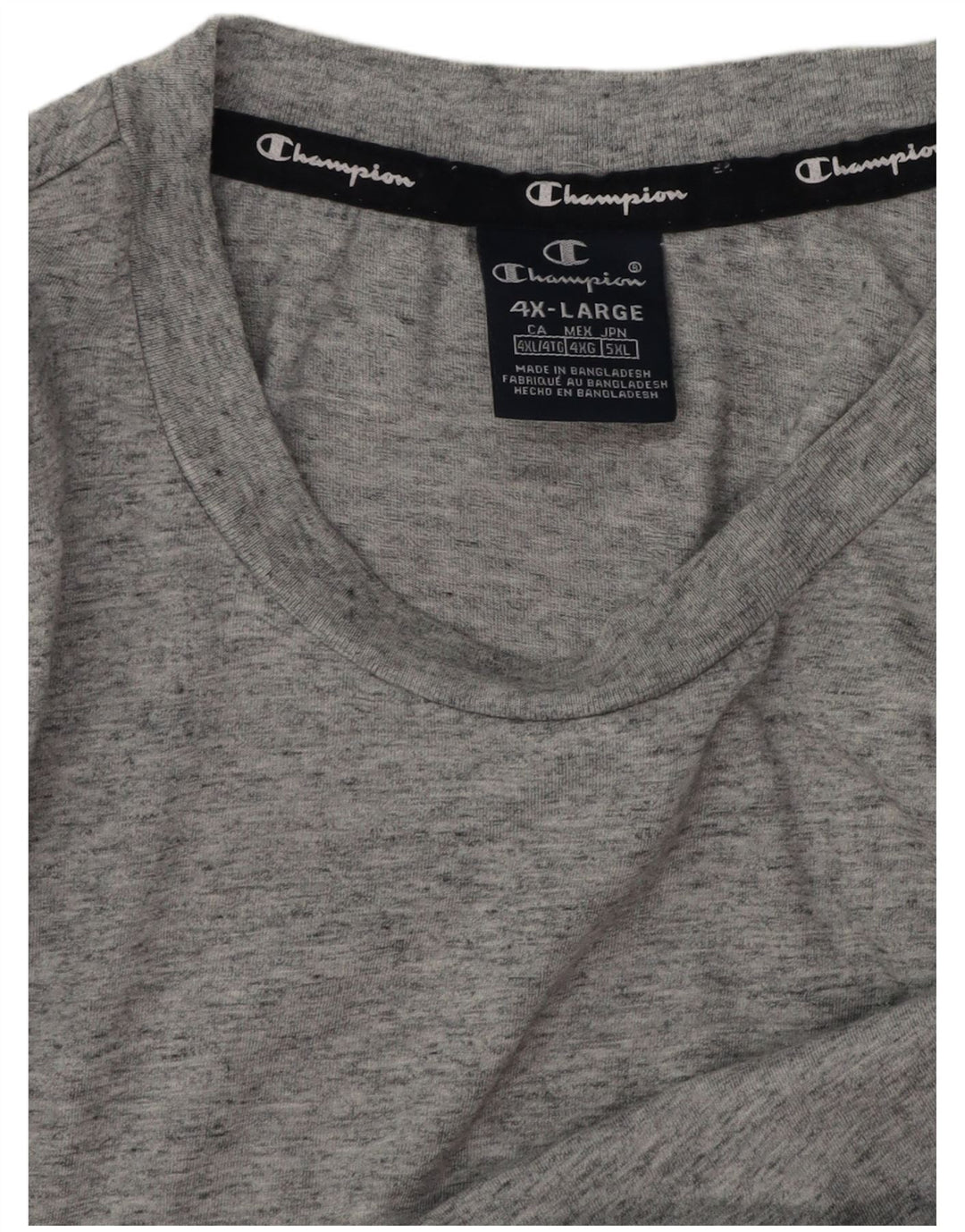 Champion Herren T-Shirt Top 4XL Grau meliert