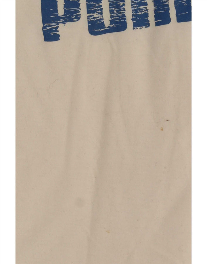 Puma Herren Graphic Vest Top XS Weiß Farbblock