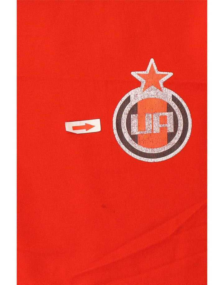 Puma Herren Grafik-T-Shirt-Oberteil, groß, rot, Farbblock