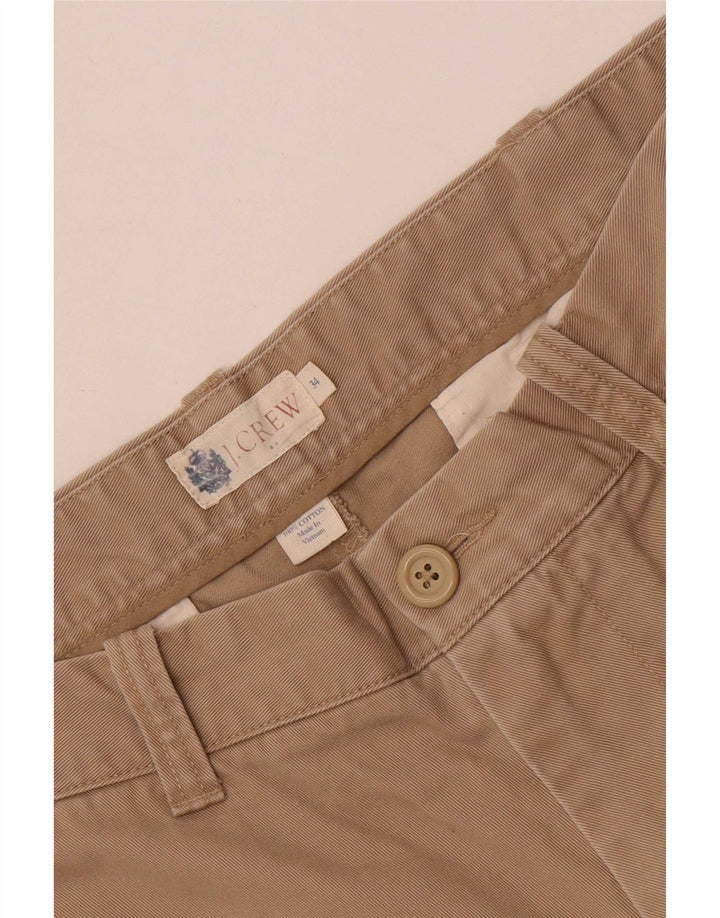 J. Crew Herren Chinoshorts W34 Large Beige Baumwolle