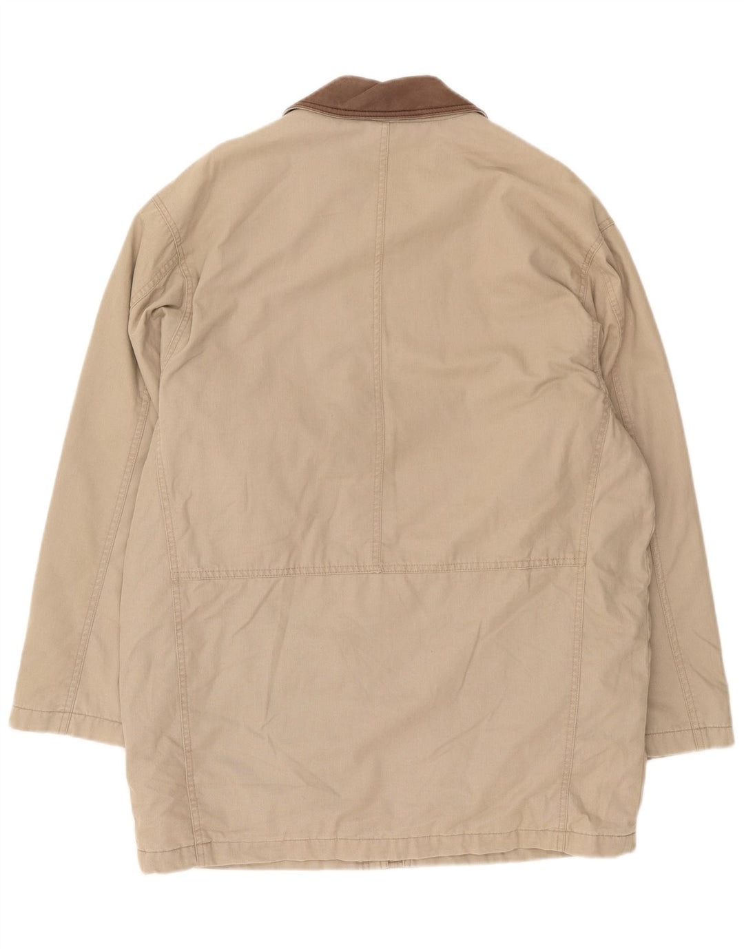 Marks & Spencer Herren-Utility-Jacke UK 38 Mittelbeige Baumwolle