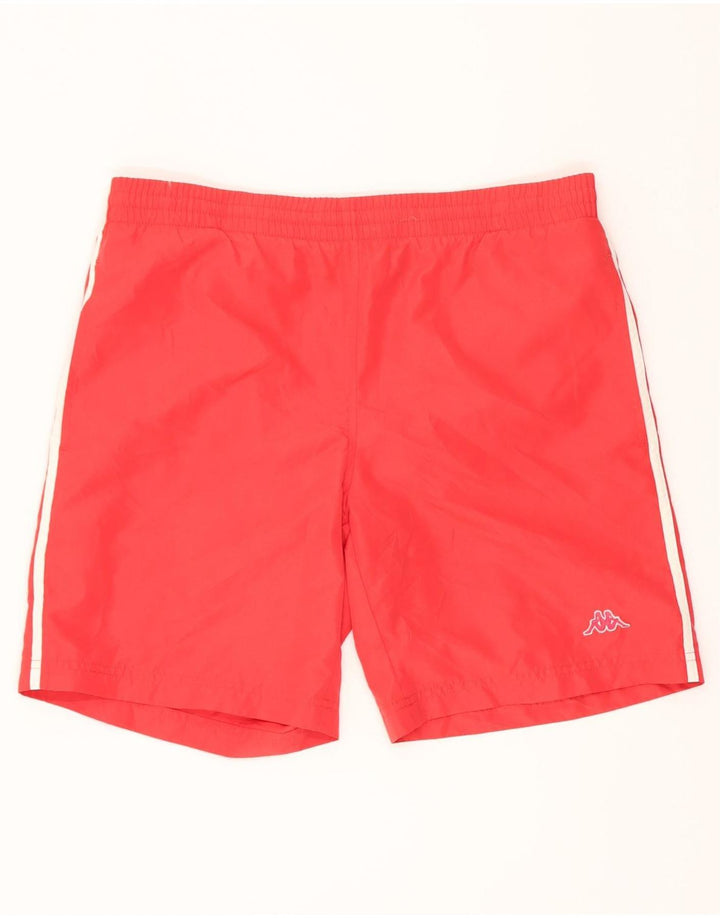 Kappa Herren-Badeshorts, klein, rot, Polyester