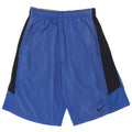 Nike Herren-Dri-Fit-Sportshorts, klein, blaues Farbblock-Polyester