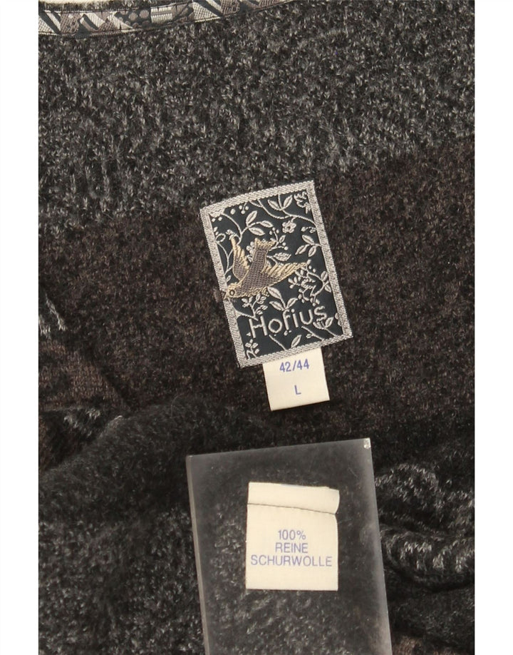 Hofius Damen-Strickjacke, EU 42/44, groß, mehrfarbig, geometrisch