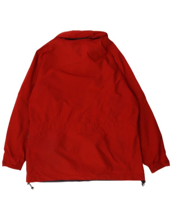 Berghaus Damen-Regenjacke mit Kapuze, übergroß, UK 18, XL, rotes Nylon
