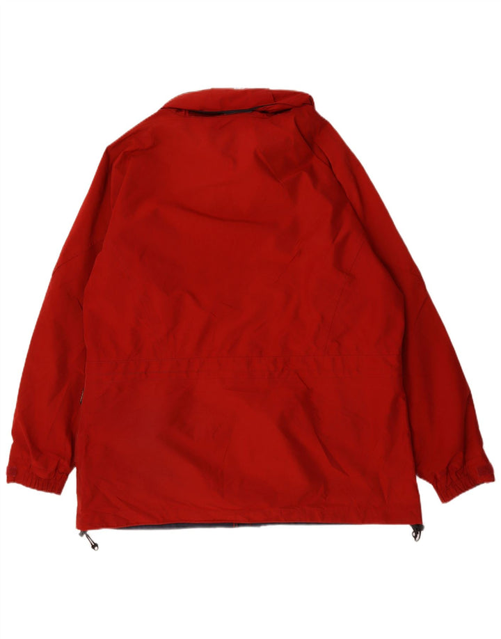 Berghaus Damen-Regenjacke mit Kapuze, übergroß, UK 18, XL, rotes Nylon