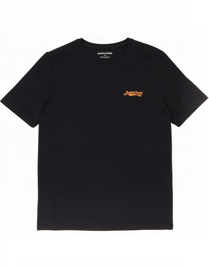 Jack & Jones Herren-T-Shirt-Oberteil aus Baumwolle in mittlerem Marineblau