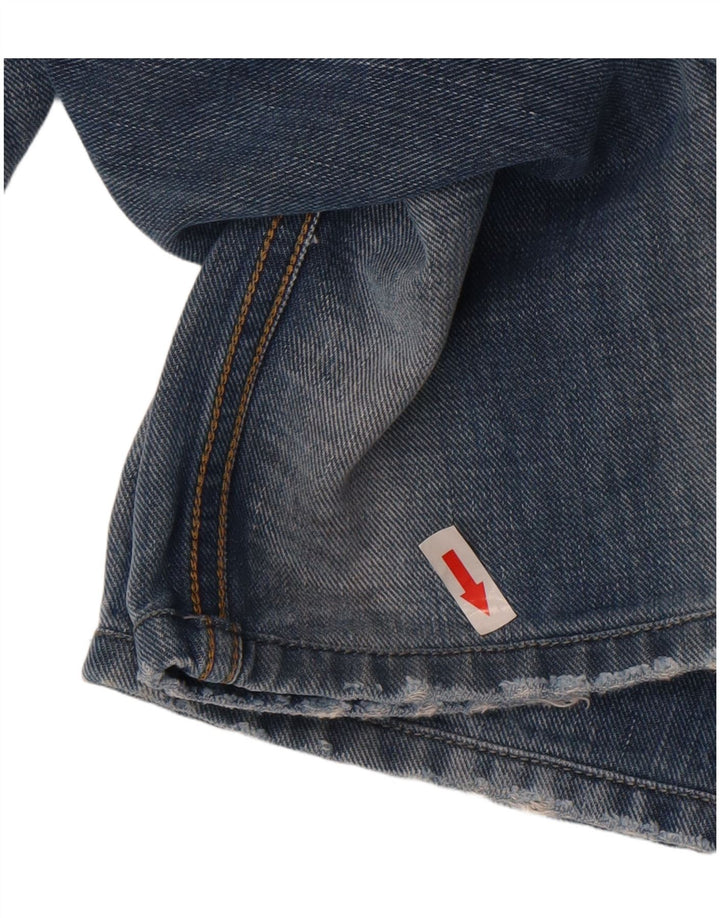 Diesel Herren Belther Distressed Straight Jeans W32 L34 Blaue Baumwolle