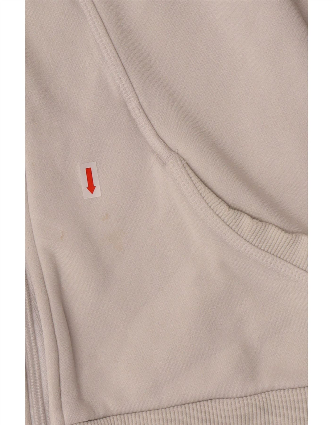 PUMA Damen Zip Hoodie Pullover UK 10 Small Weiß