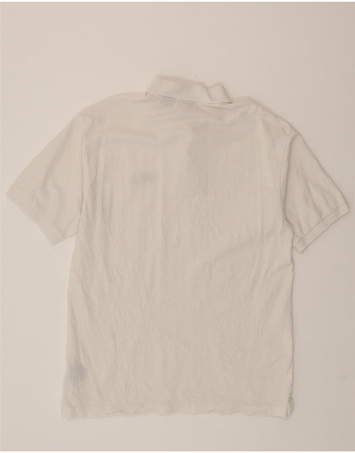 FILA Mens Polo Shirt Large White Cotton Vintage Fila and Second-Hand Fila from Messina Hembry 