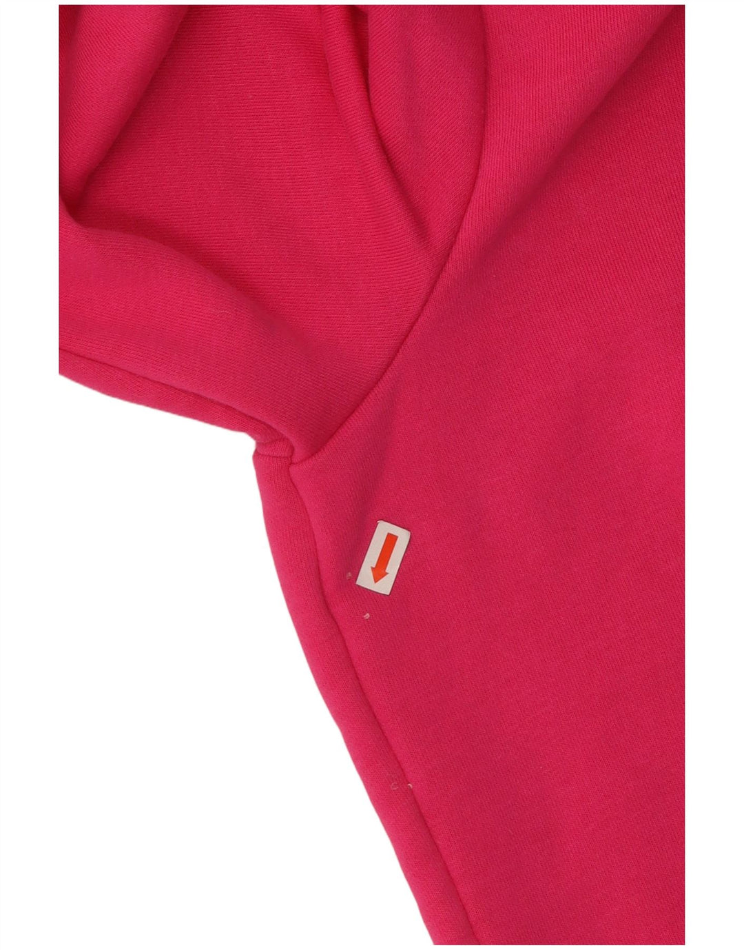 ADIDAS Damen Graphic Zip Hoodie Pullover UK 16/18 Große rosa Baumwolle