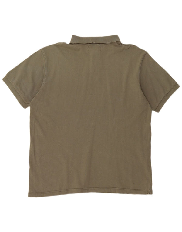 Marlboro Classics Herren-Poloshirt XL, grüne Baumwolle