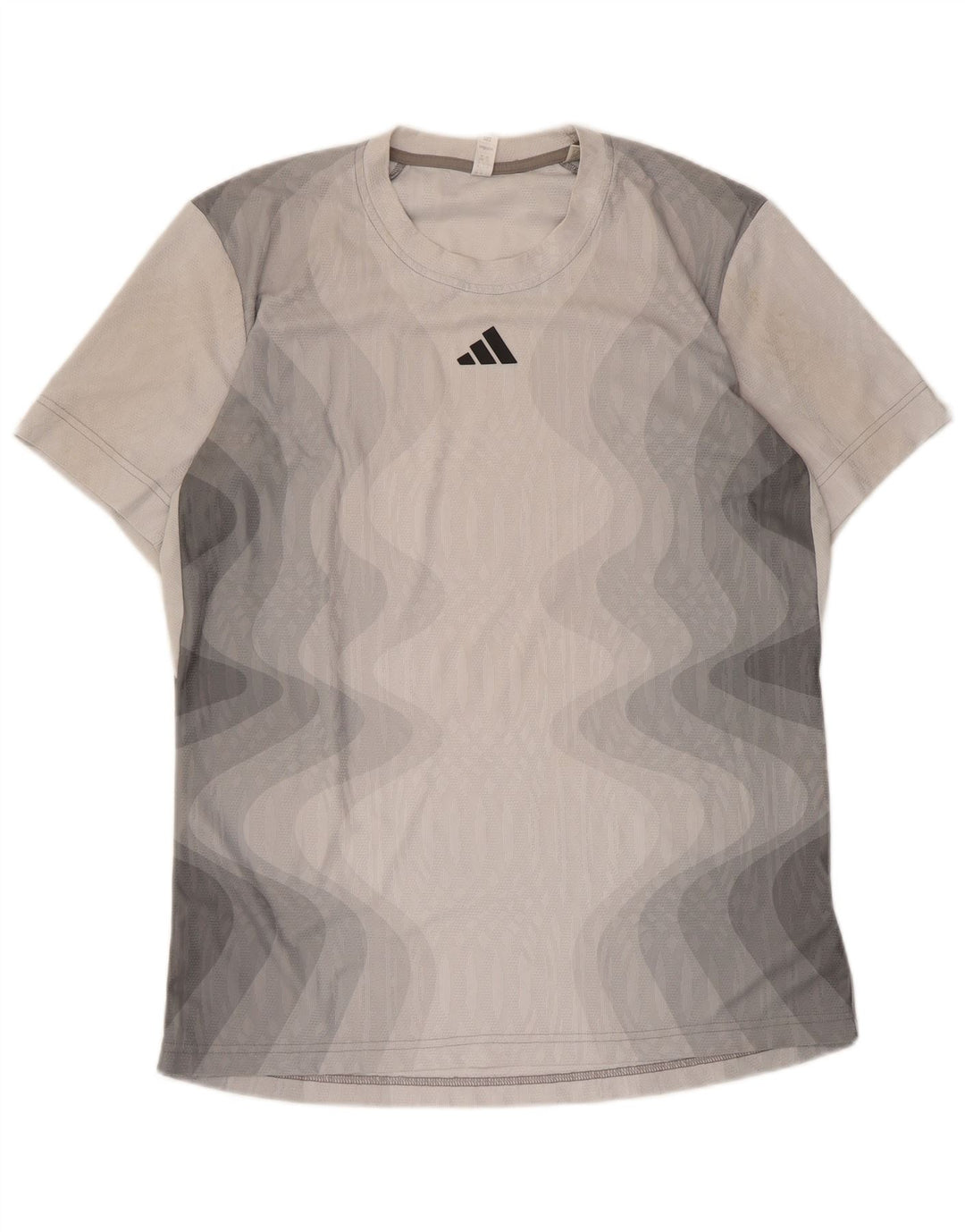 Adidas Herren T-Shirt Top Large Grau Tie Dye Polyester
