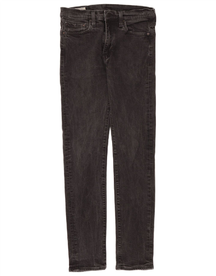 LEVI'S Herren Slim Jeans W32 L34 Graue Baumwolle