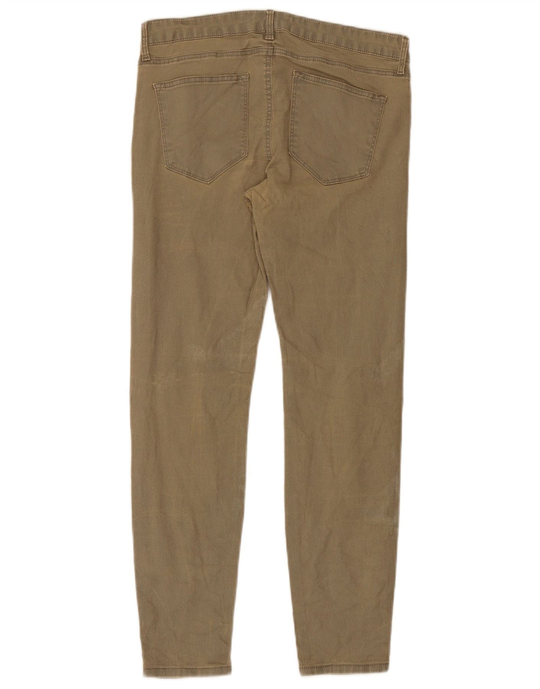 Zara Damen Slim Freizeithose EU 40 Medium W30 L27 Khaki
